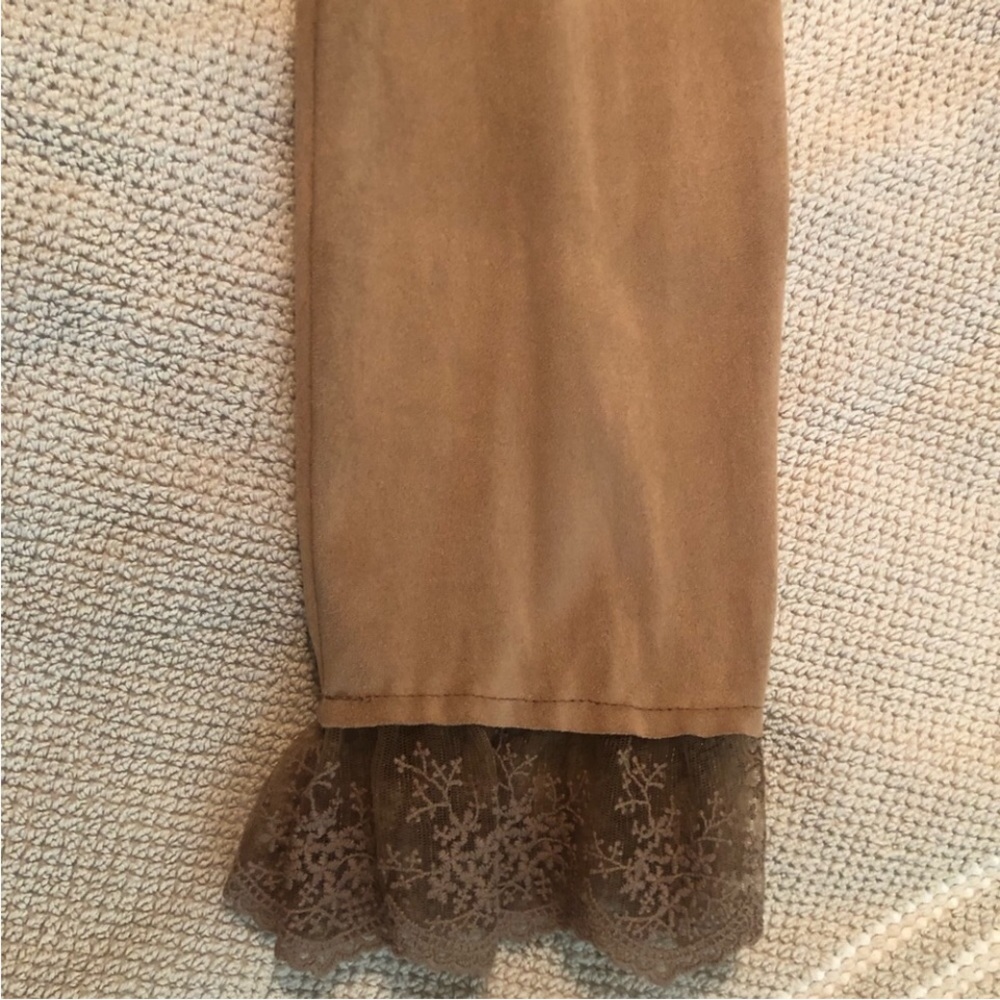 Cindy Oh Faux Suede and Lace Jacket Size XL - Picture 11 of 12